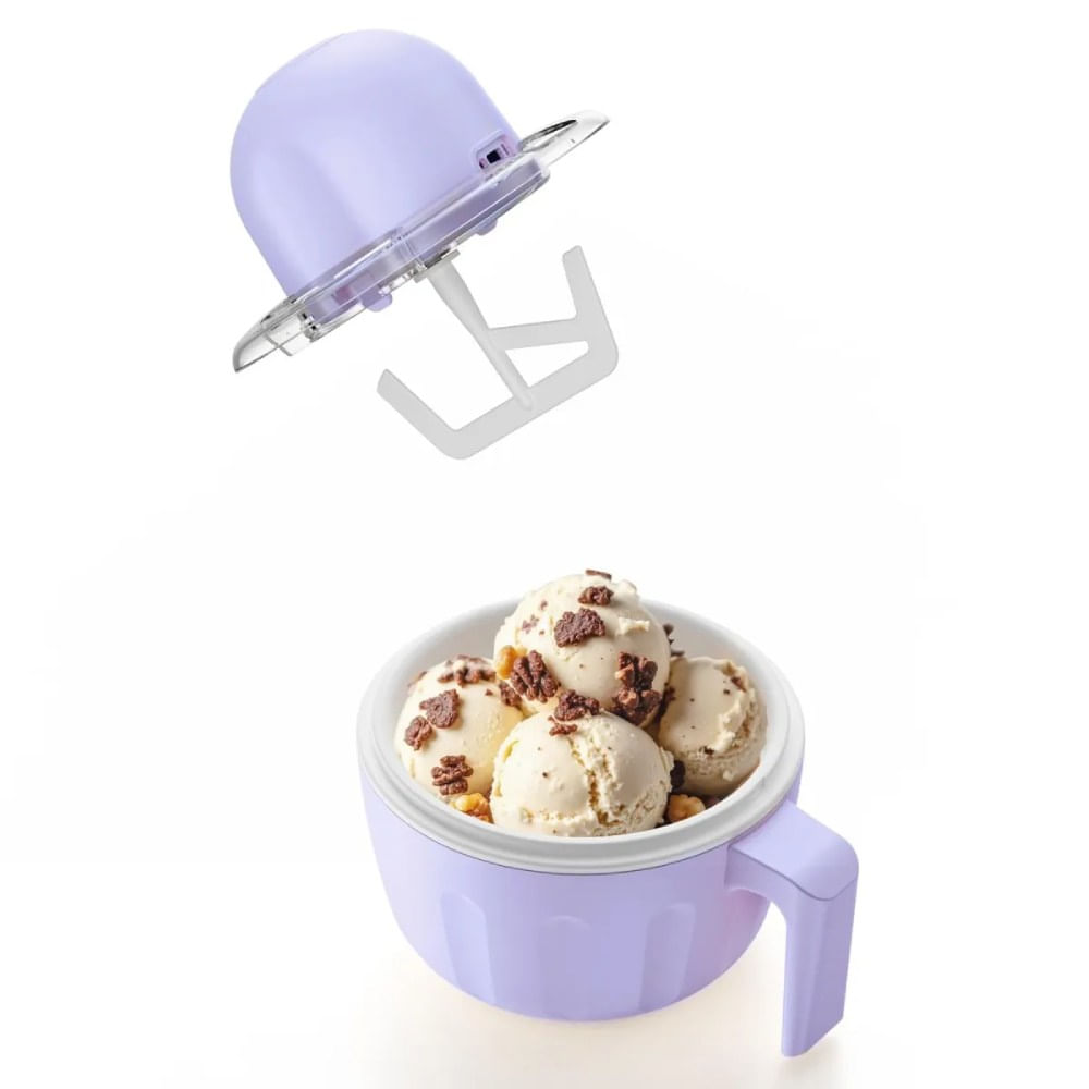 Máquina De Helados Portátil Recco lila