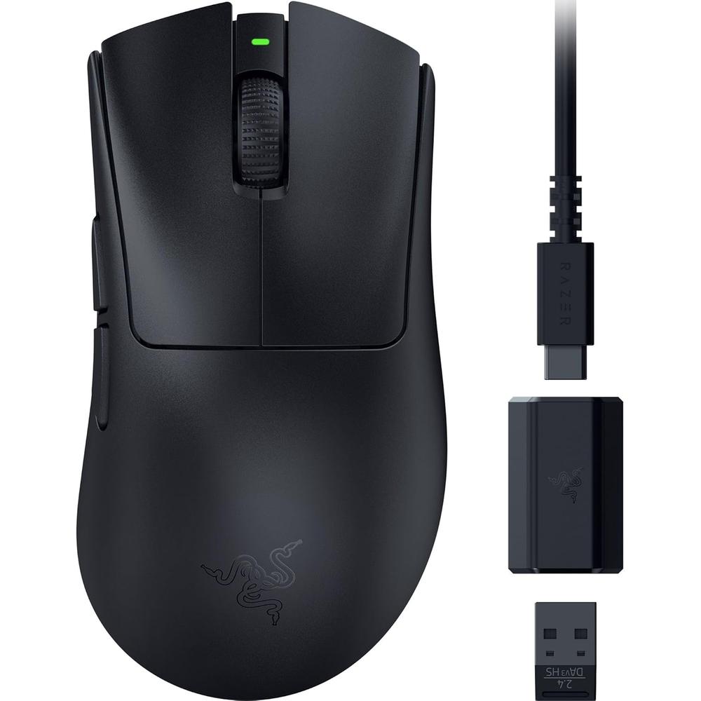 MOUSE GAMER INALÁMBRICO RAZER DEATHADDER V3 HYPERSPEED| NEGRA