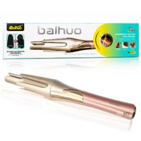 Ondulador De Cabello Dorado Baihuo MY 7577 Inalambrico Barril Triple 32 mm Con Calentamiento Rapido