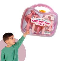 Set de Juego Dentista para Niñas en Maletín Rosado