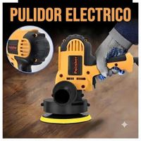 Pulidora Eléctrica Giratoria Generica de 700W Color Amarillo.