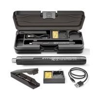 KIT COMPLETO  SOLDADOR DE ESTAÑO RECARGABLE PROFESIONAL