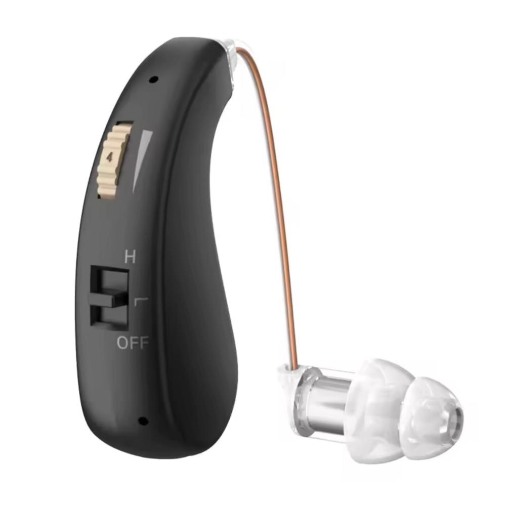 AURICULAR RECARGABLE  AUDIFONO AMPLIFICADOR SORDERA SORDO NEGROX1