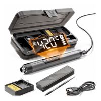 KIT SOLDADOR DE ESTAÑO PANTALLA LED RECARGABLE PROFESIONAL