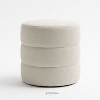 PUFF PORTE color crema - Refer Store
