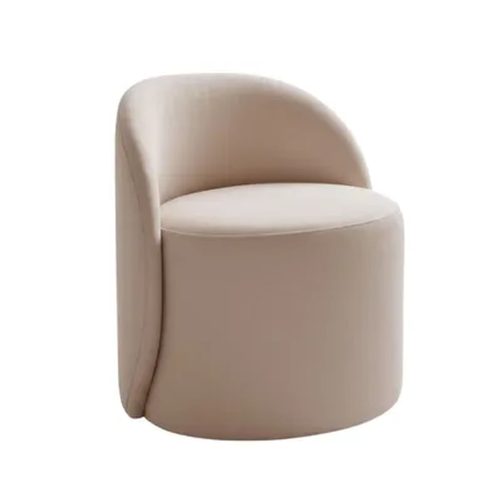 Butaca Sun forma curva color BEIGE - Refer Store