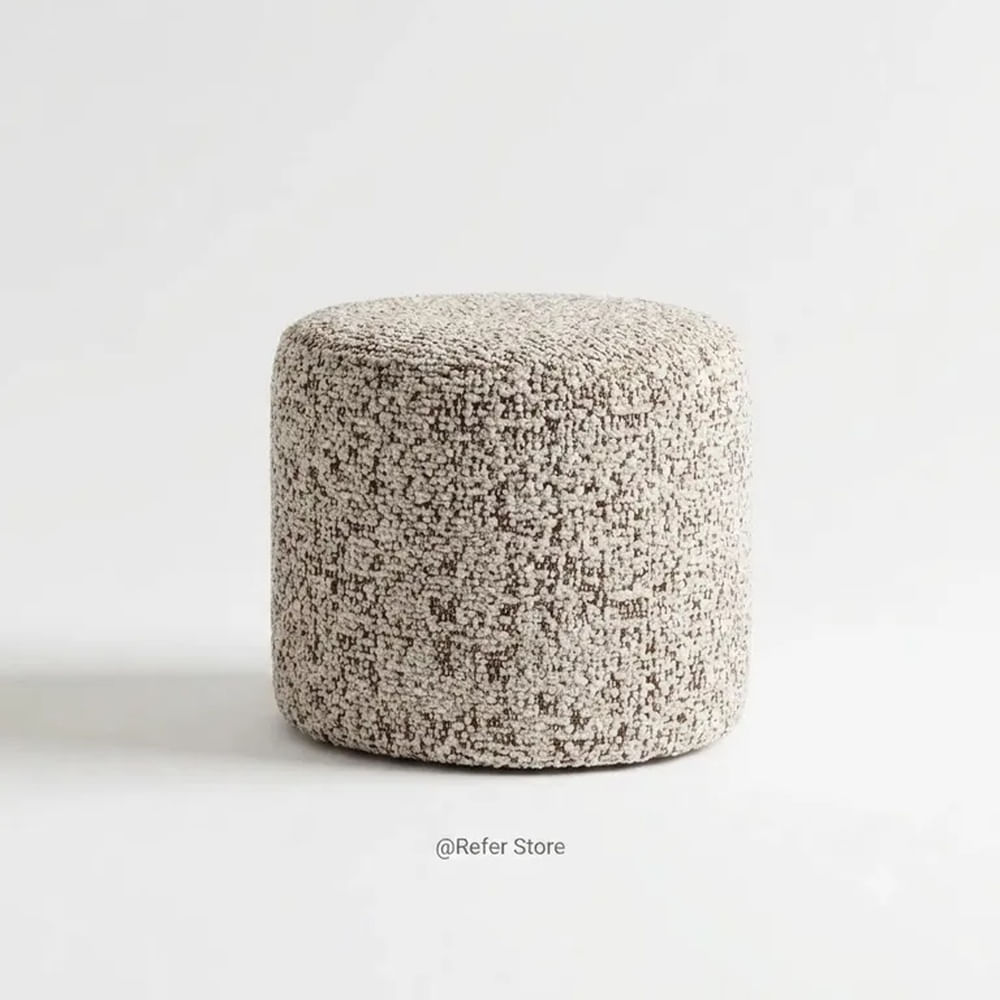 PUFF BOUCLÉ CON TEXTURA TELA INTERNACIONAL-REFER STORE