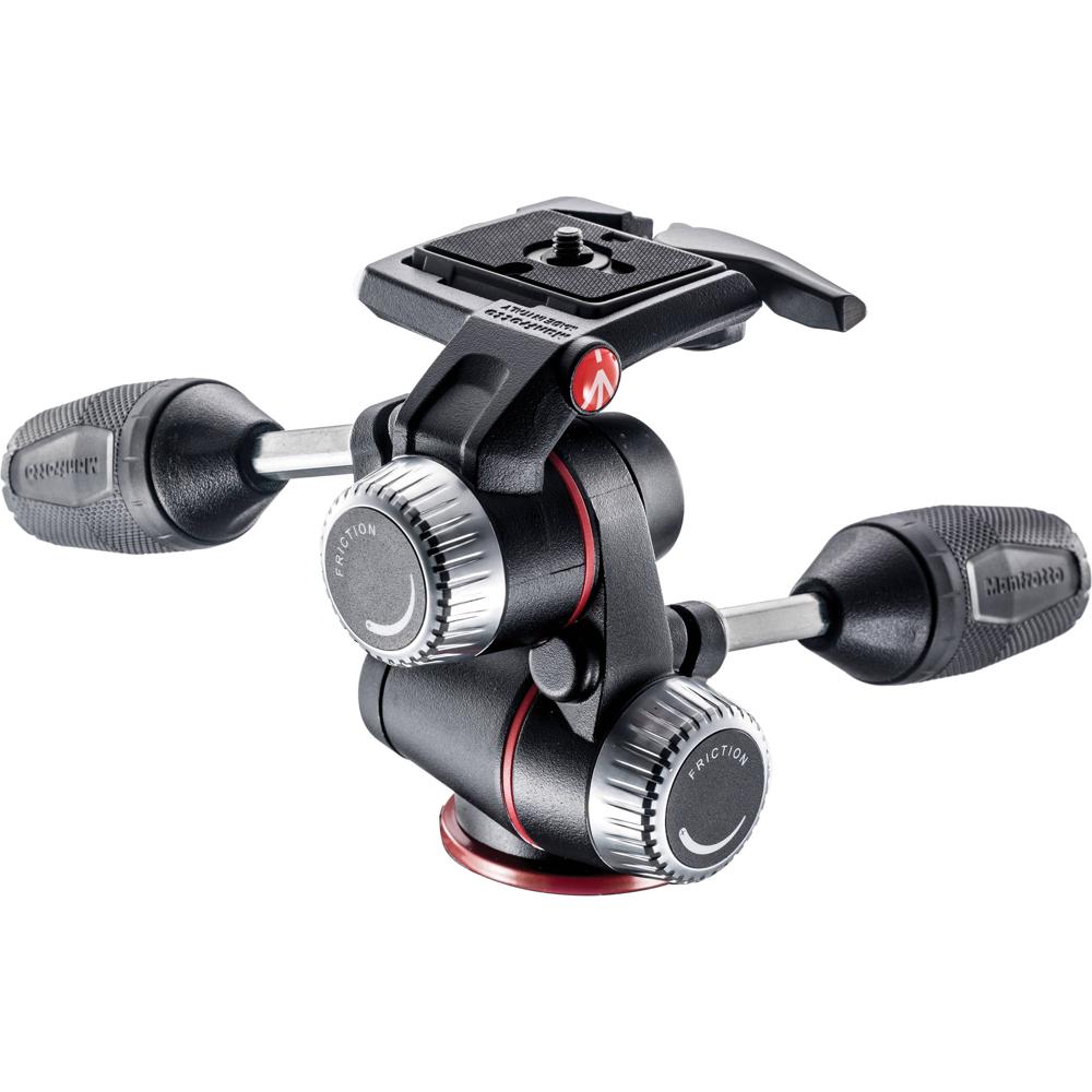 Manfrotto XPRO 3-Way Pan-and-Tilt Head 26.5 lb Carga - 200PL-14 Placa de Liberación Rápid