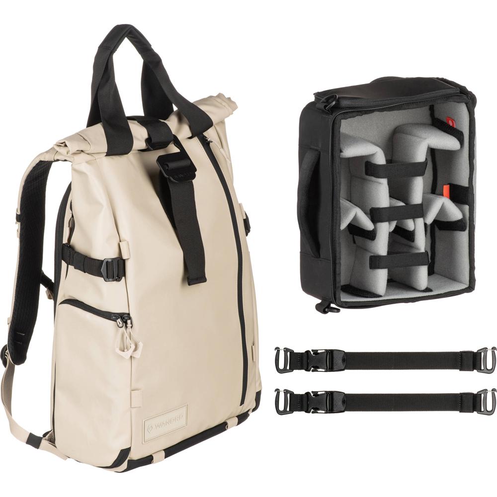 WANDRD Mochila PRVKE V4 Yuma Tan 31L con Inserto Personalizable para Cámara