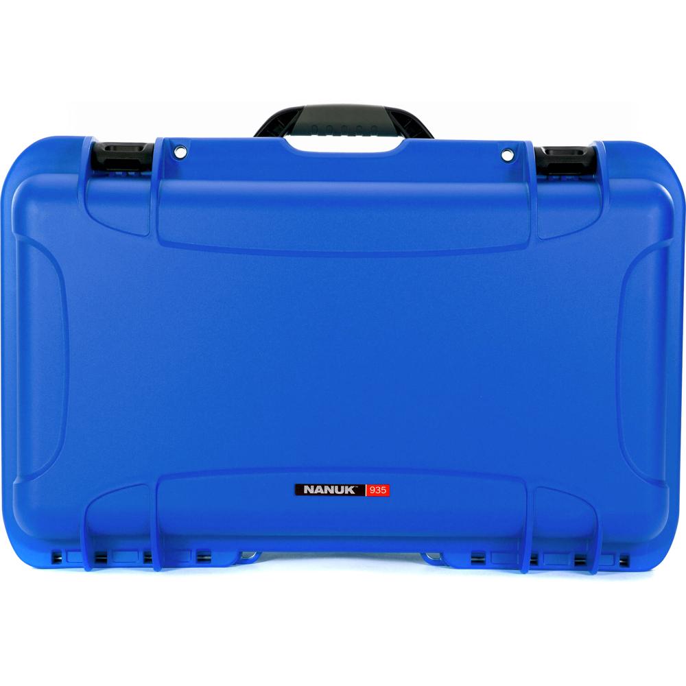 Nanuk 935 Funda Dura con Ruedas Azul 28.5L - Resina NK-7 Impermeable con Manija Retráctil