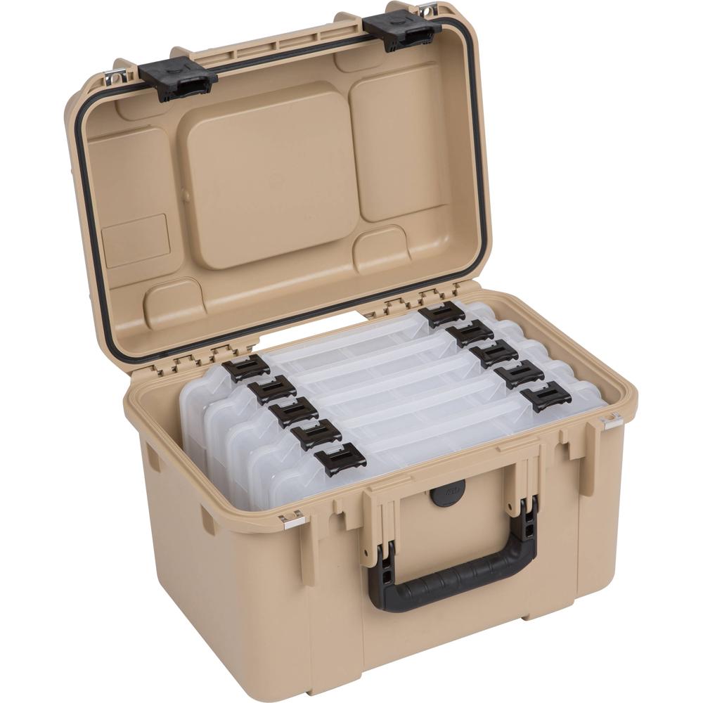 SKB Caja de Pesca iSeries 1610 - Tan Beige Estanco y a Prueba de Polvo Diseño Militar