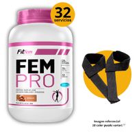 Proteína Fem Pro Whey 1.1KG Fit Fem Chocolate straps
