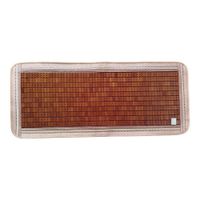 Cubre asiento de bambu antideslizante para auto color marron