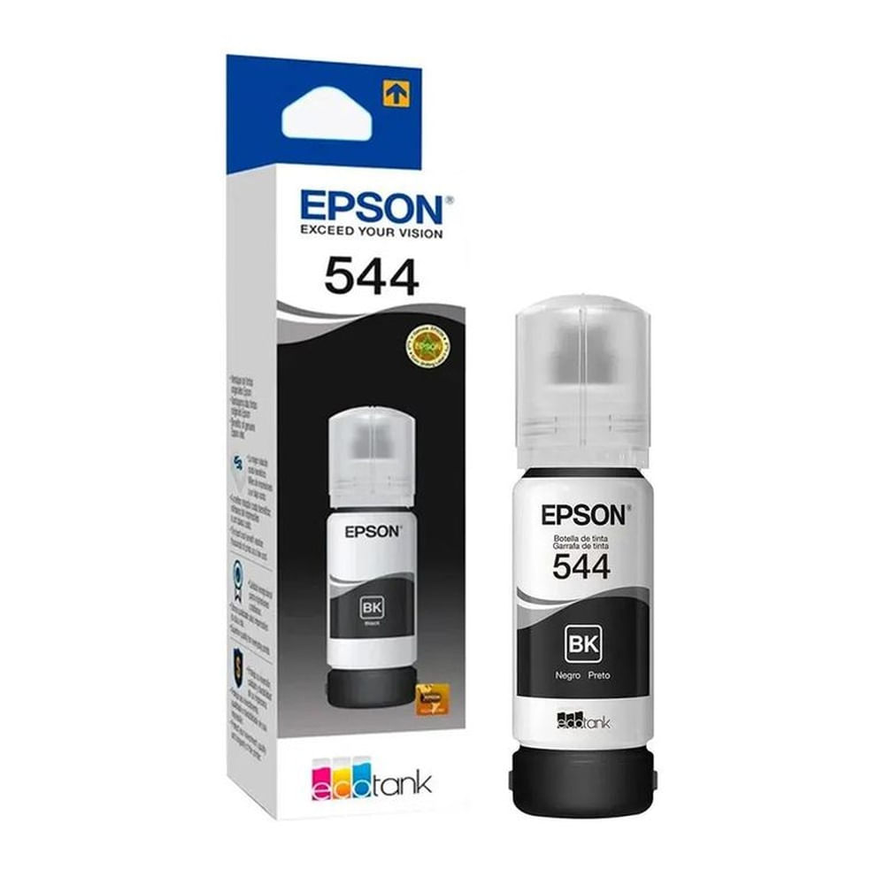 Kit 4 Tinta Epson T544 EcoTank L1250, L3250, L5290, L5590 Original - 65ml