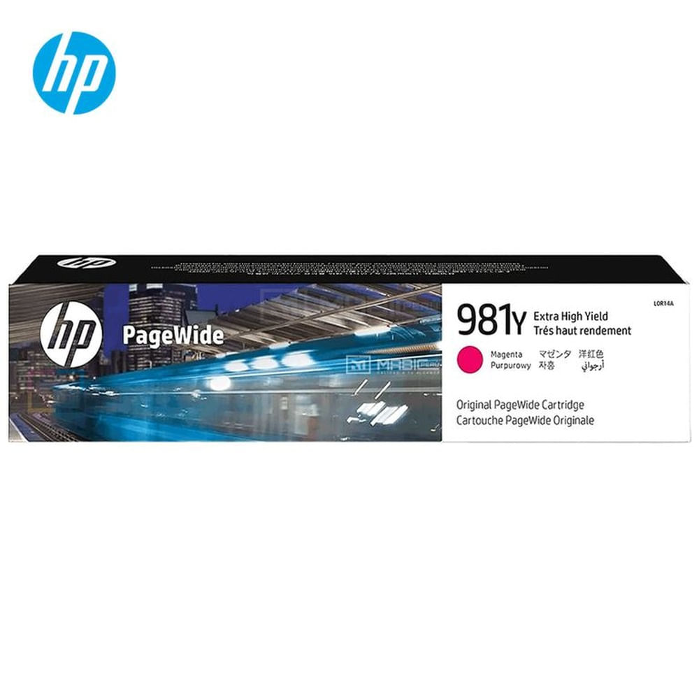 Cartucho de Tinta HP 981Y Magenta L0R14A PageWide 556dn, 586dn Original