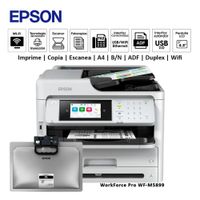 Impresora Multifuncional Monocromatica Epson WorkForce Pro WF-M5899 Duplex ADF WIFI