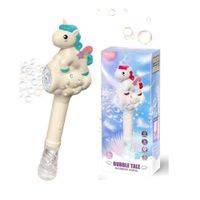 JUGUETE VARITA DE BURBUJAS UNICORNIO - CON LUZ