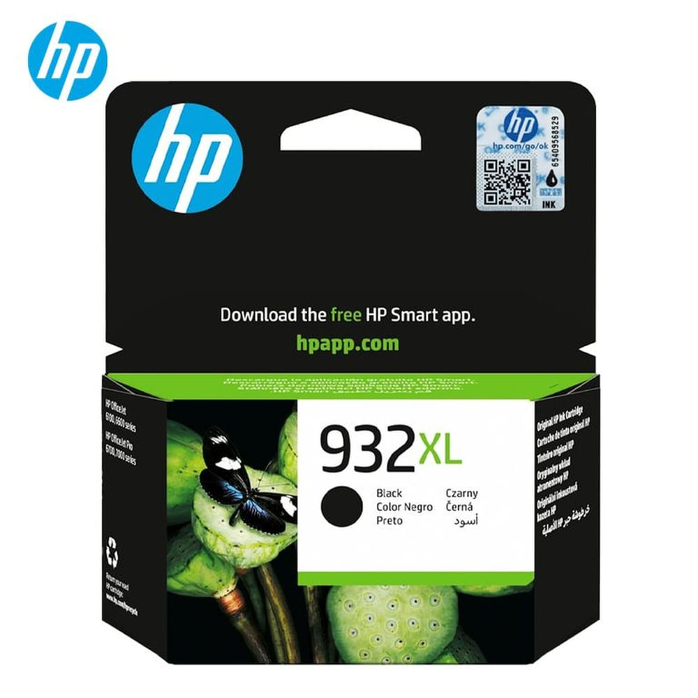Cartucho de Tinta HP 932XL Negro CN053AL OfficeJet 6700, 7710, 7610 Original
