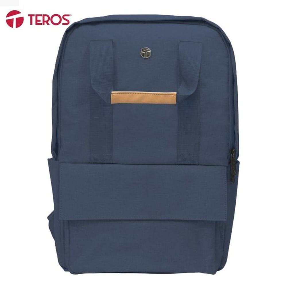 MOCHILA TEROS CITY II BLUE TE-9027BL PARA NOTEBOOKS HASTA 15.6 PULG