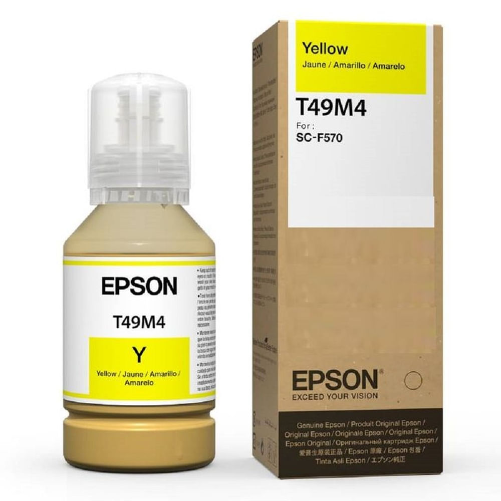 Tinta Epson T49M Amarillo SureColor SC-F170, SC-570, SC-571 Original - 140ml