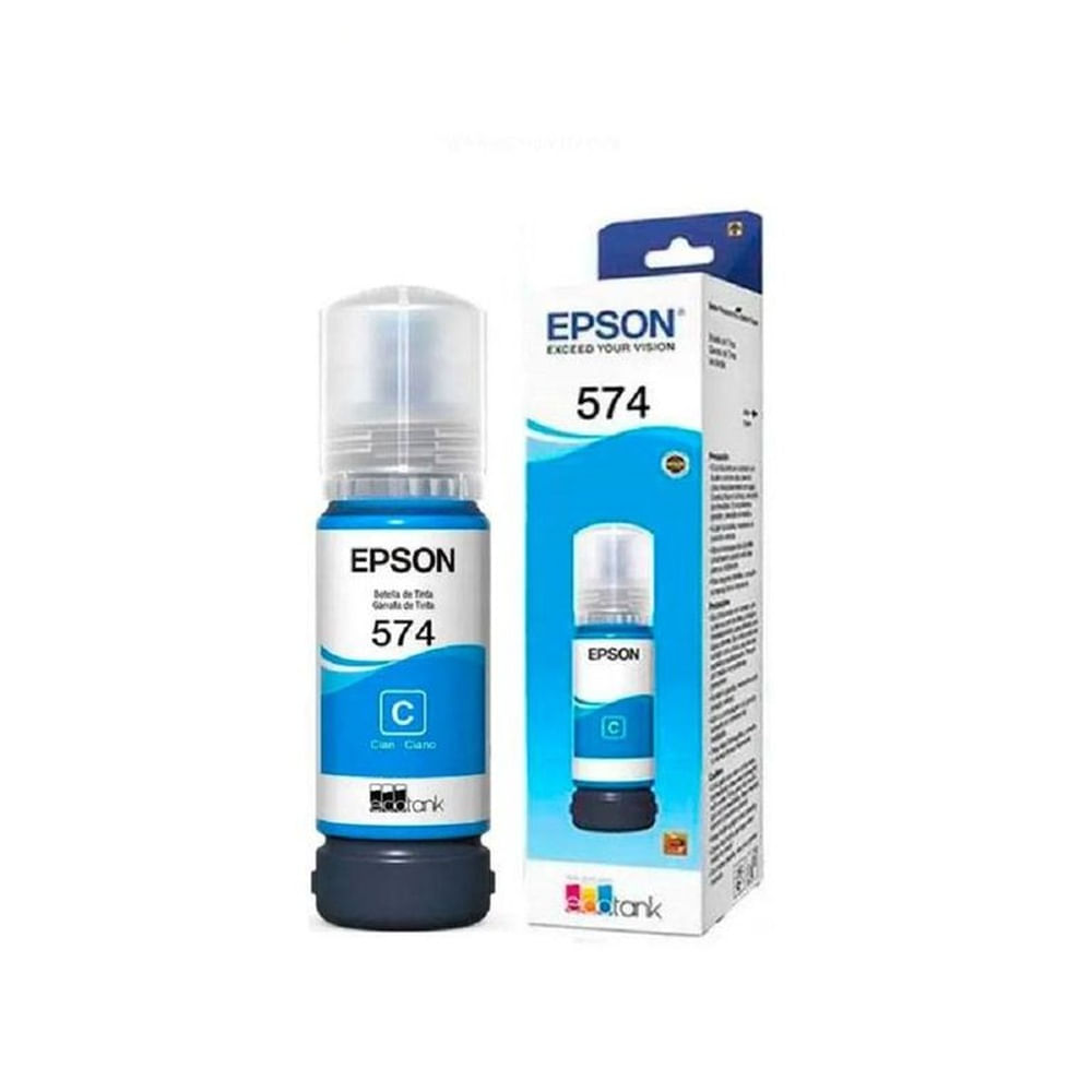 Tinta Epson T574 Cian EcoTank L8050 Original - 65ml