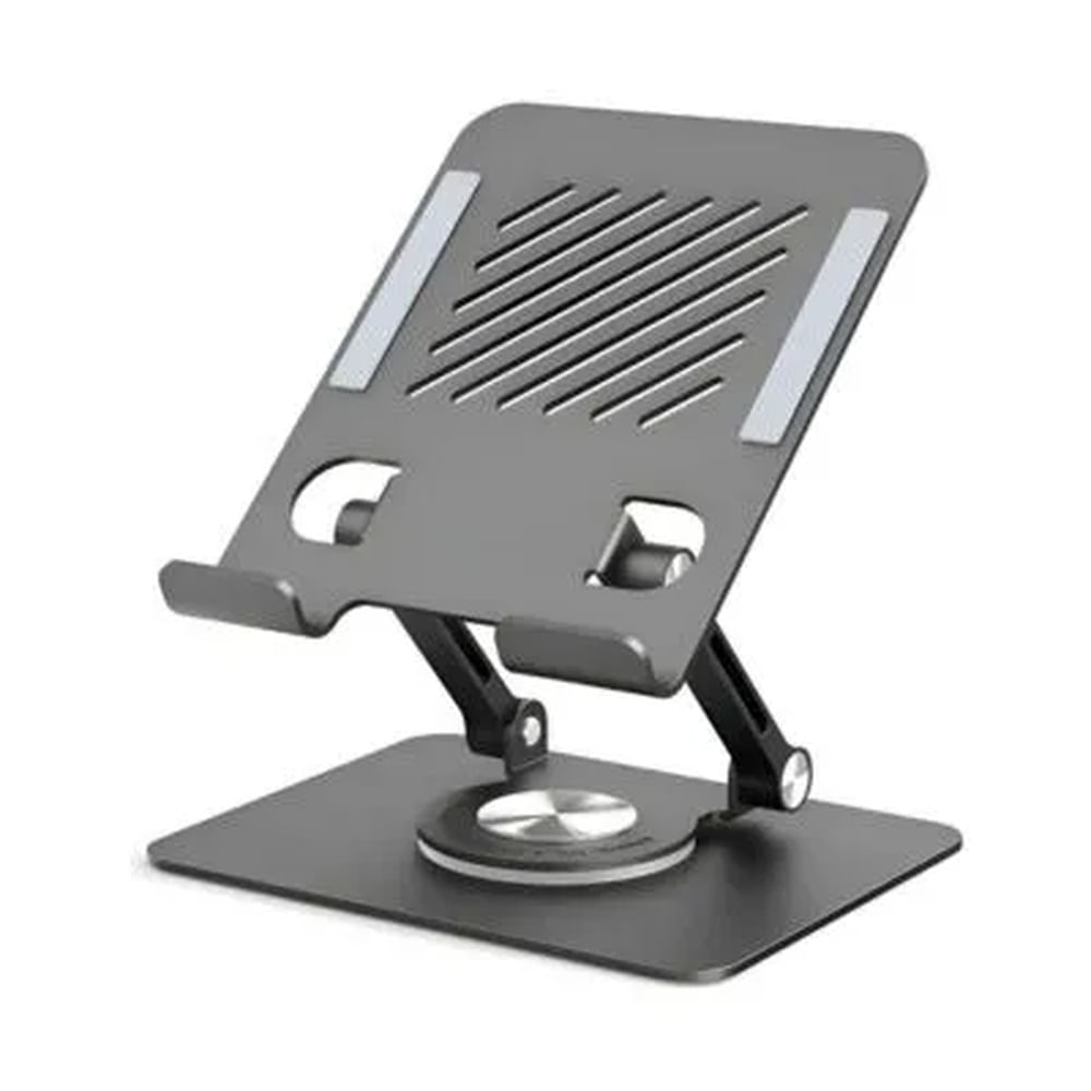 SOPORTE TABLET BASE DE ALUMINIO METAL 360°
