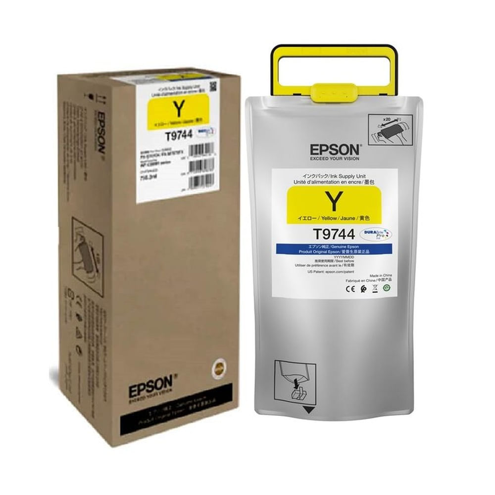 Tinta Epson T974 Amarillo WorkForce WF-C869R Original - 735ml