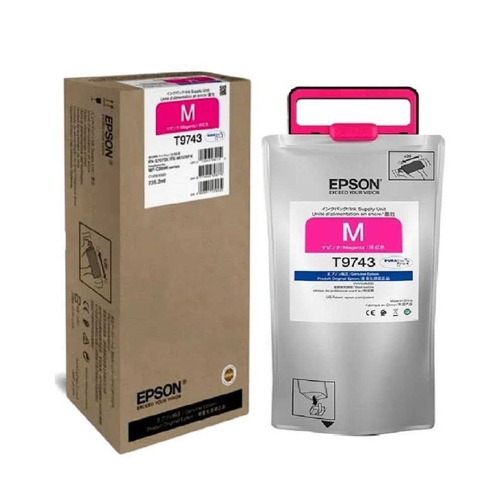 Tinta Epson T974 Magenta WorkForce WF-C869R Original - 735ml