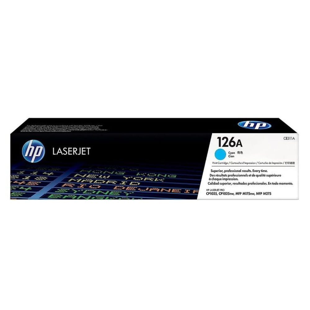 TONER HP 126A CIAN CE311A L.J. CP1025 ORIGINAL