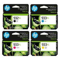 Pack Tinta HP 932XL 933XL Negro Cian Magenta Amarillo OfficeJet 6700, 7710, 7610 Original