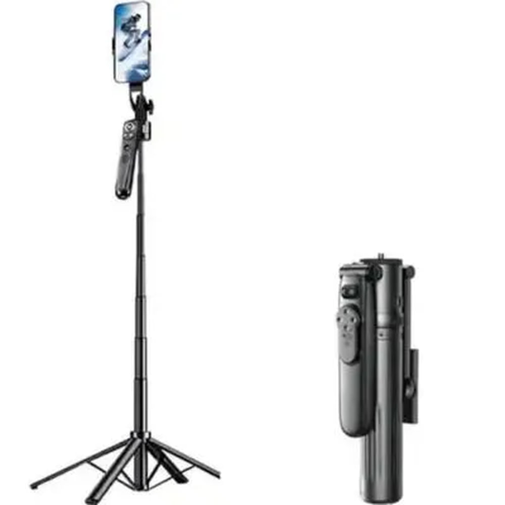 TRIPODE SELFIE STICK CON SEGUIMIENTO FACIAL INTELIGENTE 360°