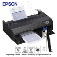 Impresora Matricial Epson FX-2190II USB Paralelo 9 Pines