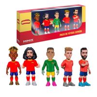 Pack X5 Figuras Coleccionables Minix World Cup España 7Cm
