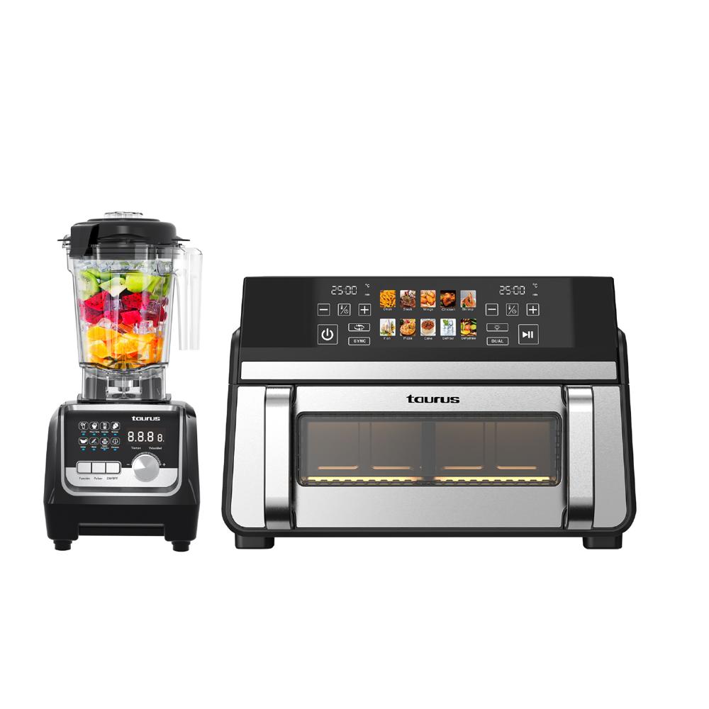 Freidora de Aire Taurus Double Air Fryer 11 L. + Licuadora Taurus Elite Professional