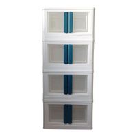 Gabinete Mango Azul con ruedas 4 niveles Organizador mutifuncion 4 niveles
