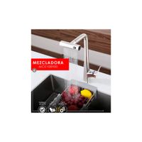 MEZCLADORA DE COCINA 3 SALIDAS SATINADO MC0108900