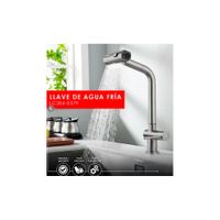LLAVE DE COCINA SATINADO EXTRAIBLE MUEBLE LC304-0379