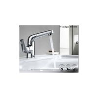 MEZCLADORA DE LAVATORIO EXTRAÍBLE BAJO CROMADO M01203