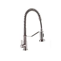 LLAVE DE COCINA RESORTE SATINADO AL MUEBLE LC304-1075