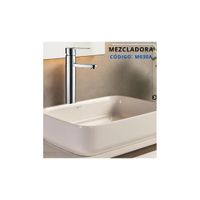 MEZCLADORA MONOCOMANDO PARA LAVATORIO ALTO CROMADO M030A