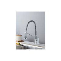 LLAVE DE COCINA AL MUEBLE RESORTE CROMADO LC1077