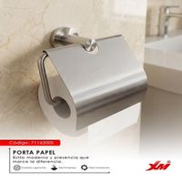 Porta Papel XM MOD 7116200S acero satinado