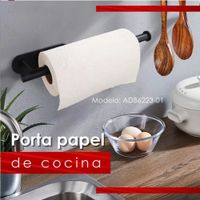 PORTA PAPELERA DE COCINA NEGRO ADB6223-01