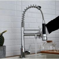 Griferia mezcladora monocomando doble salida de agua
