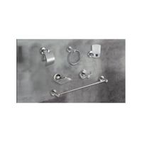 KIT DE BAÑO 6 PIEZAS,ACERO304,SATINADO MOD 71100
