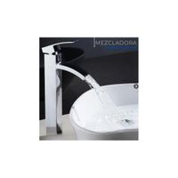 MEZCLADORA MONOCOMANDO PARA LAVATORIO ALTO  CASCADA CROMADO MJZ8129A