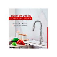 LLAVE DE COCINA RESORTE MUEBLE CROMADO LC304-1074