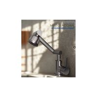 MEZCLADORA MONOCOMANDO PARA LAVATORIO RETRACTIL NEGRO M304-44802