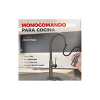 MEZCLADORA DE COCINA EXTRAIBLE AL MUEBLE GRIS MC0107603