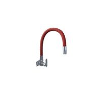 LLAVE DE COCINA PARED PICO FLEXIBLE ROJO GF1105 ROJO